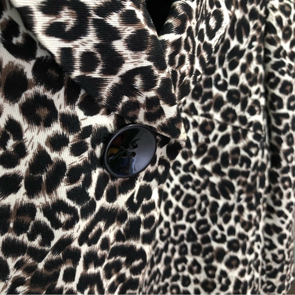 Kasper Leopard Print Cropped Jacket - Picture 6 of 12